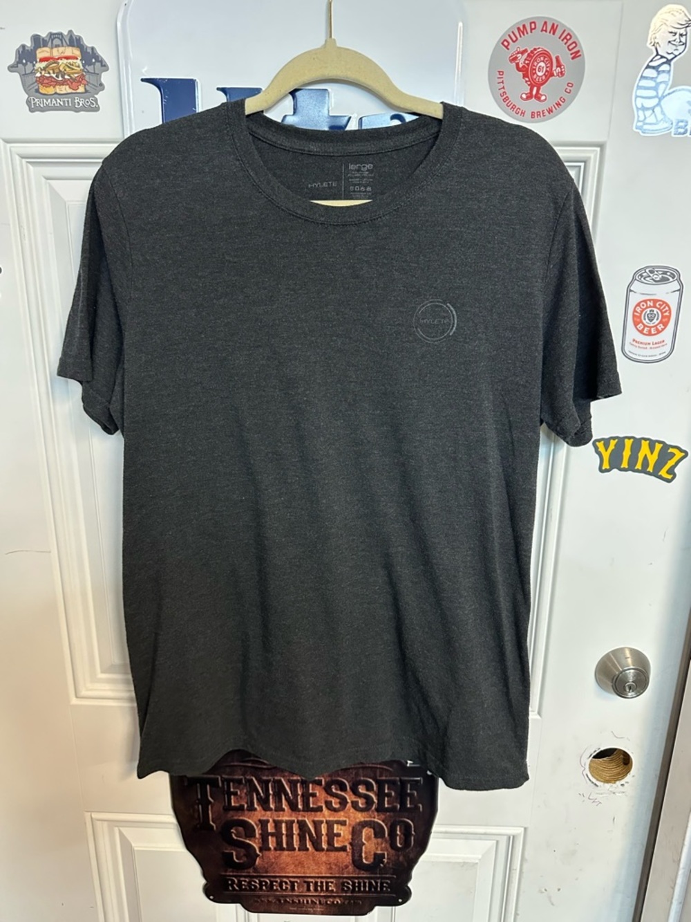 Hylete Men’s Charcoal Crewneck T-Shirt